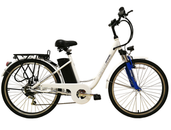 Pioneer Fantasy 26" (6 скоростей, диск. тормоза, 250W, 10А) (белый)