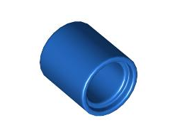 Technic, Liftarm Thick 1 x 1 Spacer, Blue (18654 / 6392879)