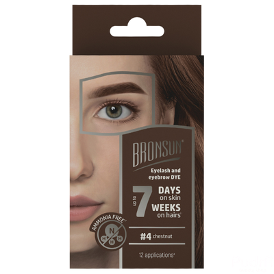 BRONSUN Набор для домашнего окрашивания BR-2007, цвет каштан №4