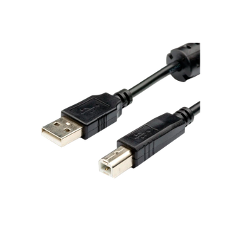 Кабель Atcom USB (m)-USB (f) 1.5м силикон черный  AT7206.