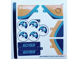 Sticker Sheet for Set 60193 - 38615/6226431, n/a (60193stk01)
