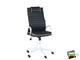 Кресло компьютерное Квест white ультра к.з черный