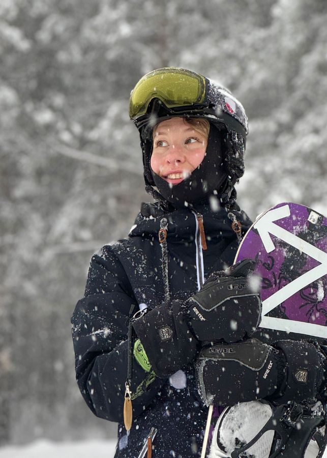 Сноуборд инструктор Анна