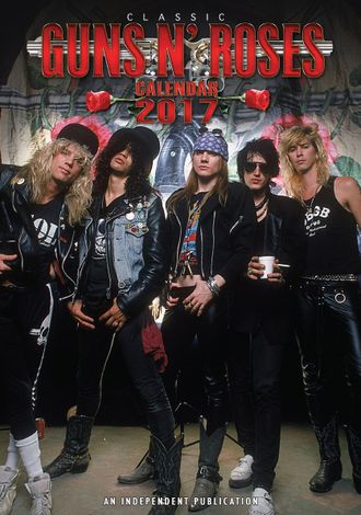 Guns N Roses Календарь 2017 ИНОСТРАННЫЕ ПЕРЕКИДНЫЕ КАЛЕНДАРИ 2017, Guns N Roses CALENDAR 2017