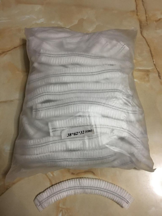 ერთჯერადი სამედიცინო  ქუდი თეთრი და ლურჯი (გარმოშკა) საბითუმო და საცალო