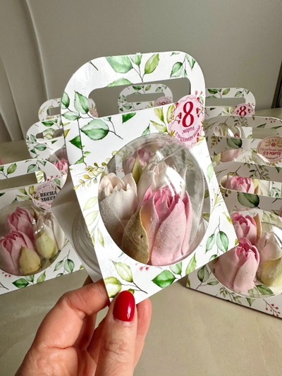 тюльпаны из зефира