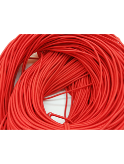 Резинка шляпная, 2,0 мм цвет красный