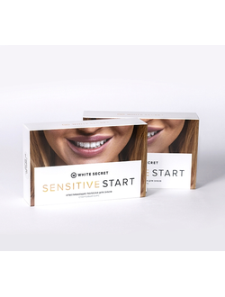 Отбеливающие полоски Sensetive Start 7 шт, White Secret