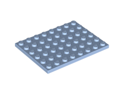 Plate 6 x 8, Bright Light Blue (3036 / 6056216)