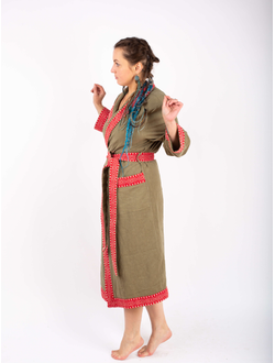 Халат для бани из крапивы "Легкий Пар"