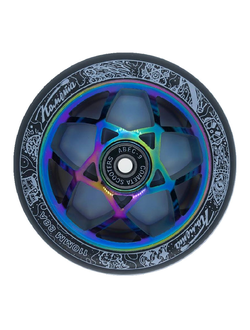 Колёса для самоката Комета Атом Черный / Неохром