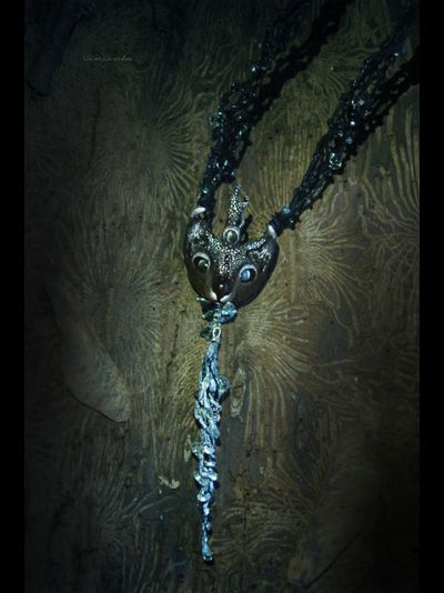 Волшебное колье-оберег &quot;Всеокий Оракул Снов&quot; (натуральные александриты, флюориты)