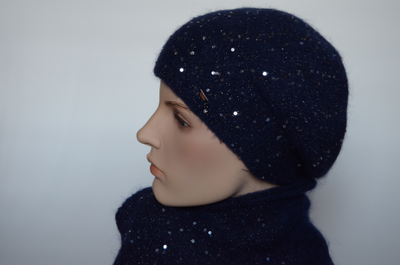 Вицио Визио Италия берет и шарф Vizio Collezione зима 2021 - 2022 фото