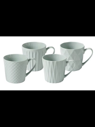 Набор 4 кружки  380 мл, подарочная упаковка