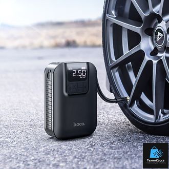 Компрессор автомобильный Hoco S53 Breeze portable smart air pump