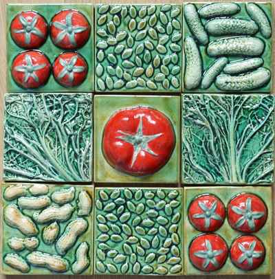 Изразцовая плитка "Дивный урожай"