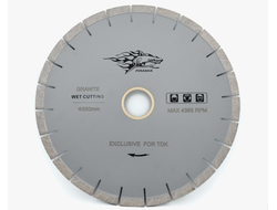 Отрезной диск по граниту Пиранья D350mm,60/50mm(бесшумный)
