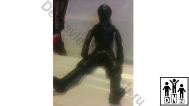 борцовский тренировочный манекен двуногий самбо кожа