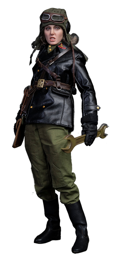 Советская танкистка Мария Октябрьская (специальная версия) - Коллекционная ФИГУРКА 1/6 Discover History Series Fighting Girlfriend Mariya Oktyabrskaya Special Edition (FP005B) - Facepoolfigure