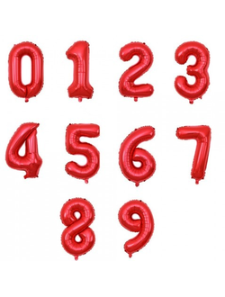 фольгированные шары цифры, заказать фольгированные шары цифры+доставка Краснодар