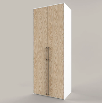 Шкаф 2-х створчатый Тури Белый