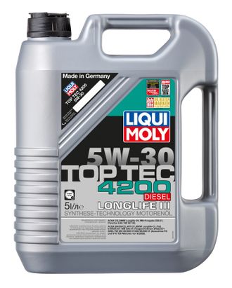 HC-синтетическое моторное масло &quot;Top Tec 4200 DIESEL&quot; 5W30, 5 л