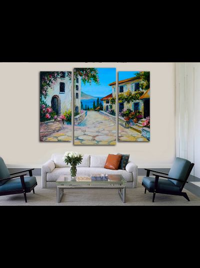 Модульная картина "Вид на море"