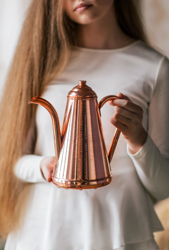 Медный чайник. Кофейник  Россия All-Copper арт.166