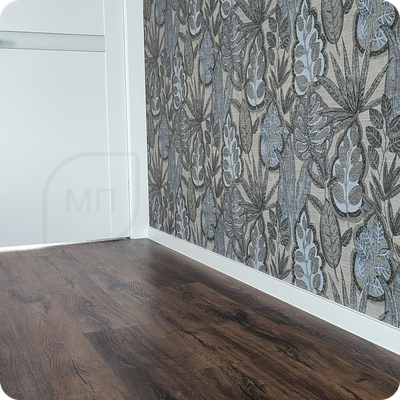 Плинтус ХДФ Dollken Cubu Flex Life 60мм Х 2,5 м 1013/5012 Белый