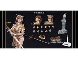 ПРЕДЗАКАЗ - Воительница в стиле фэнтази - Коллекционная фигурка 1/6 Deity Erosion Series White Owl Phoeleo Zinc Alloy Sculpted Hair ver (FSDE-01A) - Fusion Fantasy x DAMTOYS ?ЦЕНА: 33500 РУБ.?