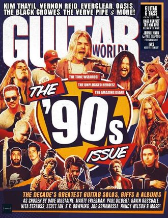 Guitar World Magazine November 2023 The &#039;90s Issue, Иностранные журналы в Москве, Intpresssshop