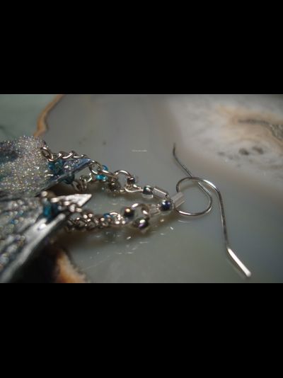 Волшебные серьги &quot;Крылышки Морозной Феи&quot;