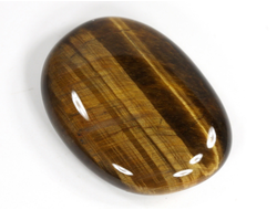 Тигровый глаз, полировка плоская, ЮАР (37*28*9 мм, 19 г) №35551