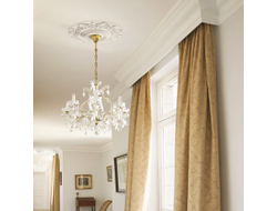 Розетка потолочная (подлюстра) из полиуретана с орнаментом Orac Decor-Orac Luxxus R17 диаметр 47 см