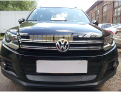 Защита радиатора Volkswagen Tiguan (рестайлинг) 2011-2016 chrome
