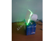 Вытяжной декоративный вентилятор с подсветкой Vents 100 LD Light (Вентс 100 ЛД Лайт зеленый)