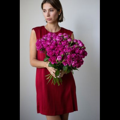 Букет 55 на день влюбленных