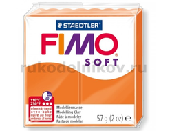 полимерная глина Fimo soft, цвет-tangerine 8020-42 (мандарин), вес-57 гр