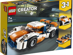 LEGO Creator Конструктор Оранжевый гоночный автомобиль, 31089