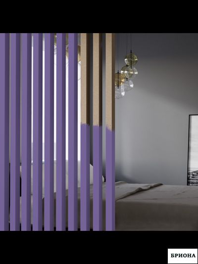 Интерьерная перегородка 40х60 мм. (под покраску)