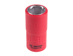 Головка торцевая диэлектрическая шестигранная 1/2", 17 мм KING TONY 4335VE17M
