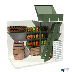 Погреба пластиковые "ТОПОЛ-ЭКО" усиленные (80мм стенка)