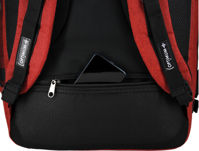 Рюкзак Сумка Чемодан ручная кладь 55х40х20 Optimum Air RL, красный