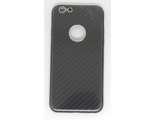 Защитная крышка iPhone 6/6S (арт. 24043) черная с вырезом под логотип