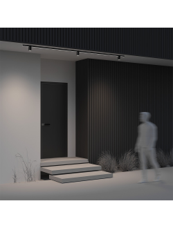 Уличный трековый светильник Alfa Elasity IP 3000К 16Вт 38° черный, O-TR01-2-S-16WB3K, Maytoni