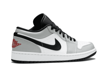 Nike Air Jordan Retro 1 Low Gray (Серые с белым) сбоку