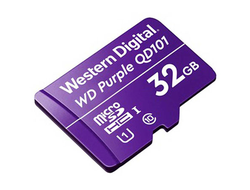 Карта памяти для видеонаблюдения 32GB Western Digital Purple MicroSDHC Class 10