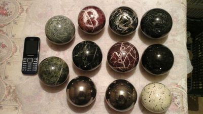 Шары из натурального камня ручной работы