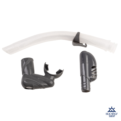 Маска для дайвинга с трубкой Scorpena комплект темно-серый (взрослый)