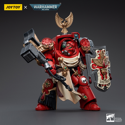 Терминатор Кровавых Ангелов (Warhammer 40k) - КОЛЛЕКЦИОННАЯ ФИГУРКА 1/18 Blood Angels Assault Terminators Brother Davinos (JT5536) - JOYTOY